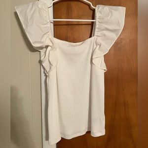Target, Med, Blouse, White, NWOT